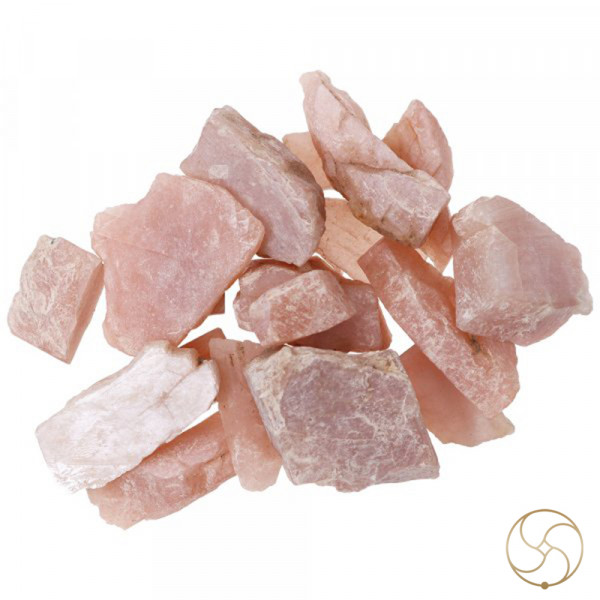 Image of Peach Moonstone Rock (100gm) -  गुलाबी चंद्रमणि चट्टान (100gm)