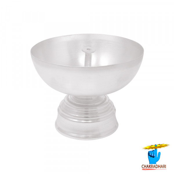 Image of 99.6% Silver Akhand Jyot Deepak -चाँदी अखंड ज्योत दीपक (199gm)
