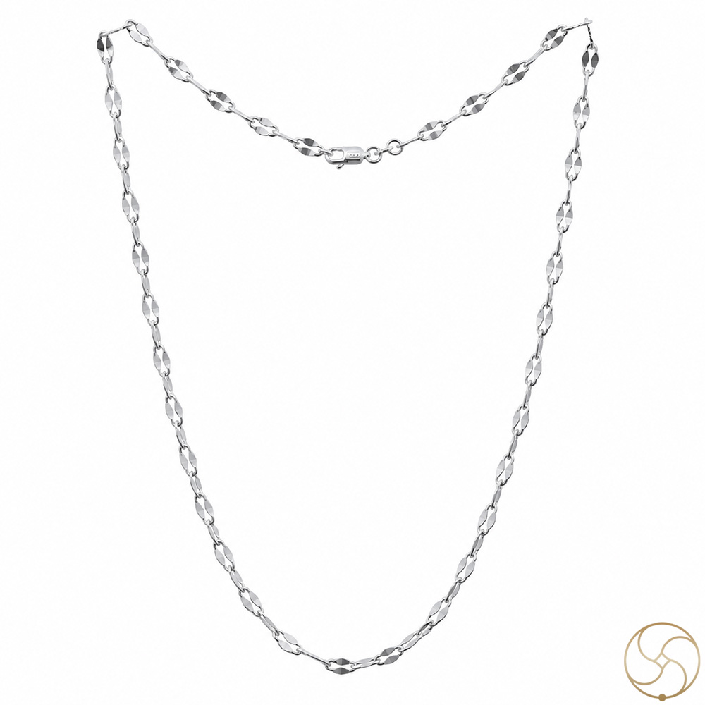 925  Silver Bud Design Chain