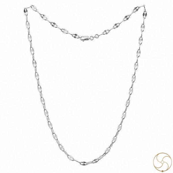 Image of 92.5%  Silver Bud Design Chain