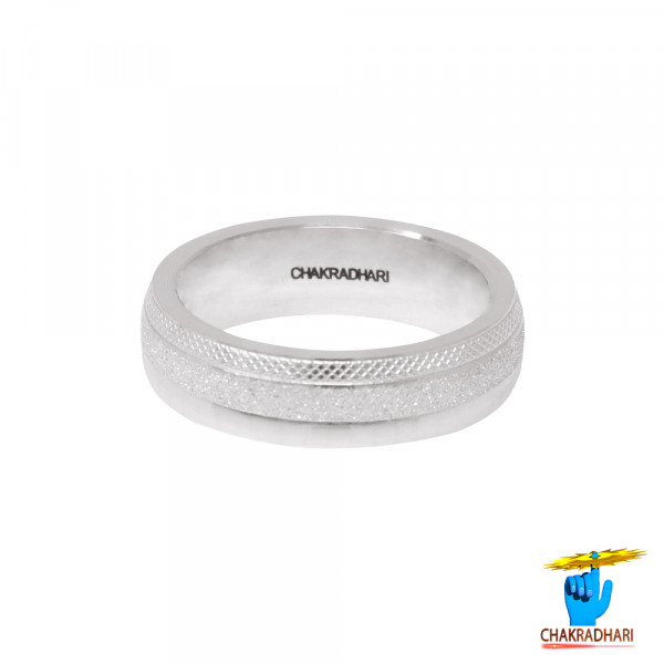 Image of 99.9% Silver Lathe Navavidha Ring - चाँदी खराद नवविधा मुद्रिका (5gm)