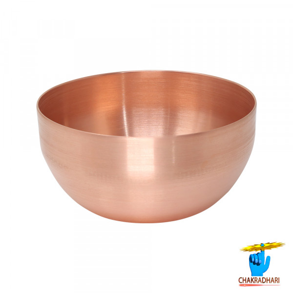 Image of 170ml 99.9% Nepaliya Copper Divya Bowl - नेपालिया तांबा दिव्या पात्र (91gm)