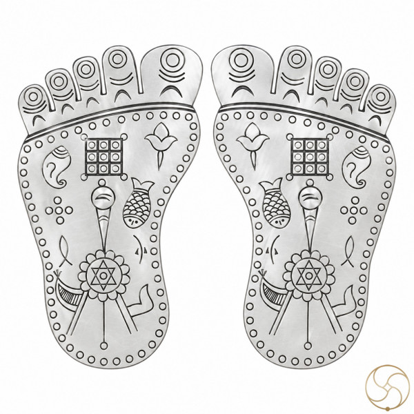 Image of 99.9% Silver Vishnu Padam