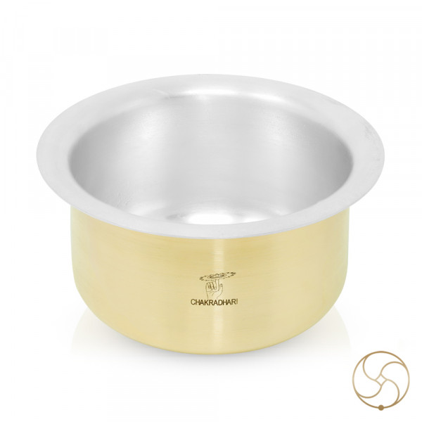 Image of Ritika Brass Bhagoni Cooking Vessel In All Size from 350ml to 5600ml Capacity