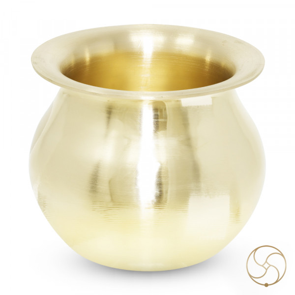 Image of 1000ml Ritika Brass Indra Lota (570gm)- रितिका पीतल इंद्रा लोटा