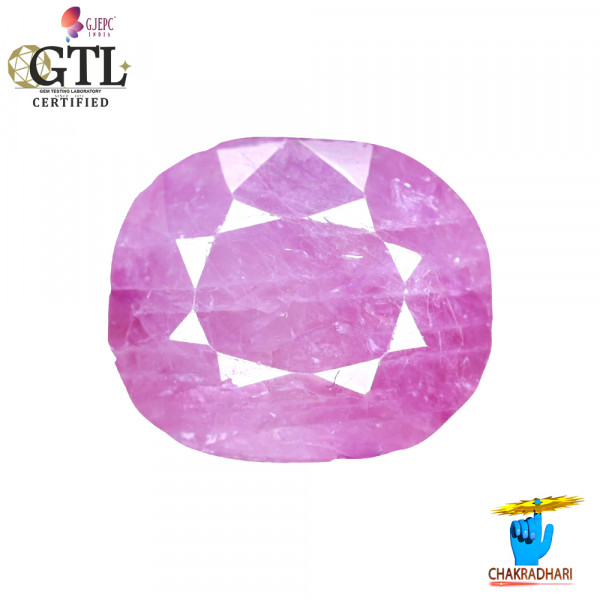 Image of 9.39 Carat Ruby Gemstone With Ring Or Pendant - माणक रत्न