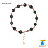 Pure Copper Black Agate Gem Bracelet For Male And Female - शुद्ध तांबा काला हकीक रत्न वलय स्त्री पुरुष हेतु