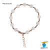 Pure Copper Clear Crystal Gem Bracelet For Male And Female -  शुद्ध तांबा रत्न स्फटिक वलय स्त्री पुरुष हेतु