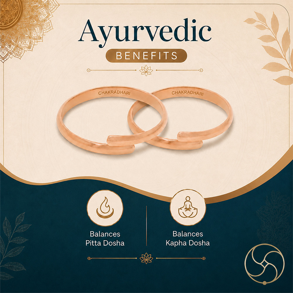 Nepaliya Copper Kids Bangle Pair 6 months to 3 years