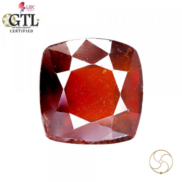 Image of 13.24 Carat Garnet Gemstone With Ring Or Pendant – गोमेद रत्न