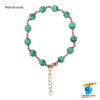 Pure Copper Malachite Bracelet For Male And Female -  शुद्ध तांबा  दाना फिरंग वलय  स्त्री पुरुष हेतु