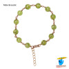 Pure Copper Peridot  Bracelet For Female-शुद्ध तांबा  पुट्टिका रत्न वलय वलय स्त्री पुरुष हेतु