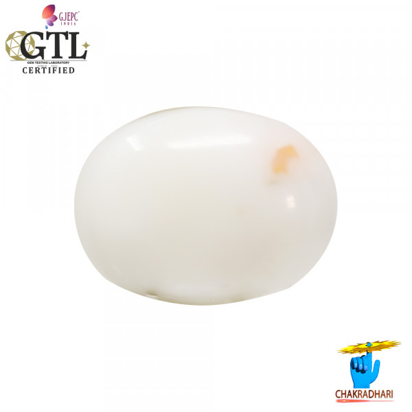 Image of 19.28 Carats White Coral With Ring Or Pendant - सफ़ेद मूंगा रत्न