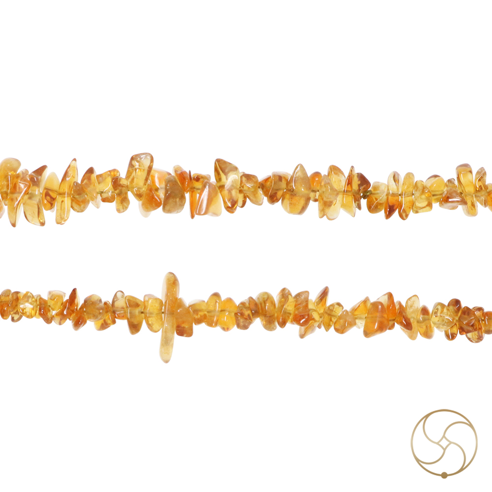 Citrine Chips Mala Top Grade Quality Wearing Mala -