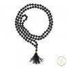 Black Mahavaikrant Mala  for Jaap or Wearing - 8mm or 6mm