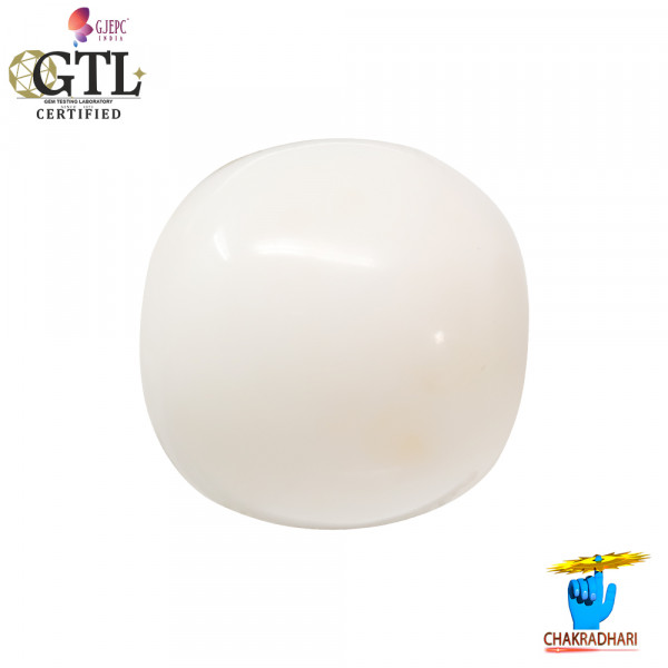 Image of 16.51 Carats White Coral With Ring Or Pendant - सफ़ेद मूंगा रत्न