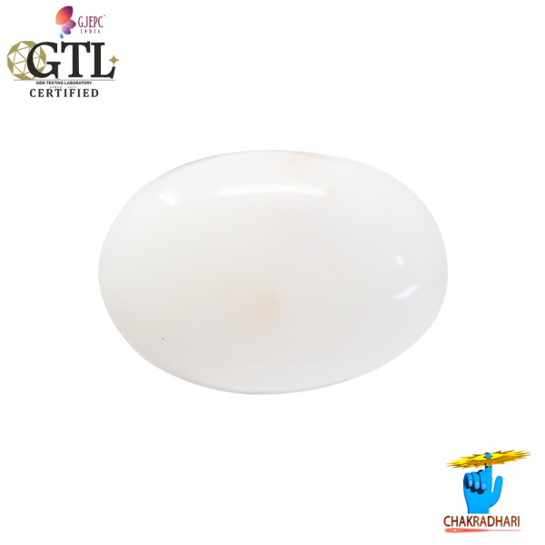 Image of 22.98 Carats White Coral With Ring Or Pendant - सफ़ेद मूंगा रत्न