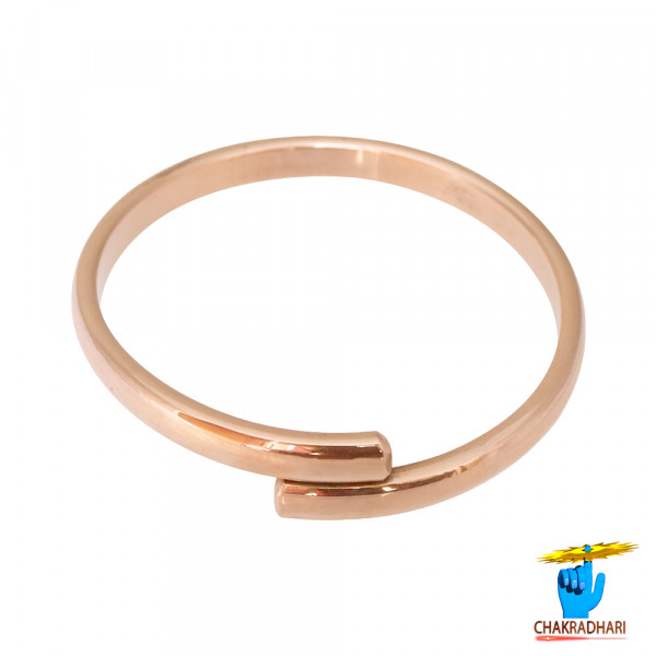 Image of 99.9% Nepaliya Copper Single Bangle For Kids  (7 Year To 15 Year) - नेपालिया तांबा बच्चो का कड़ा (7 साल से 15 साल तक ) (36gm)