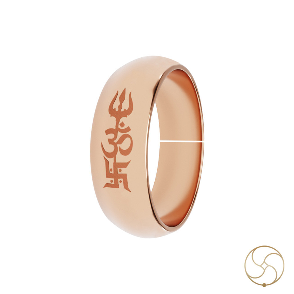 Nepaliya Copper Open Ended Ring