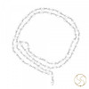 99.9% Pure Silver Sphatik Mala In Silver (6mm) 54 Plus 1 Beads –  99.9% शुद्ध चाँदी में चांदी स्फटिक माला (6mm)