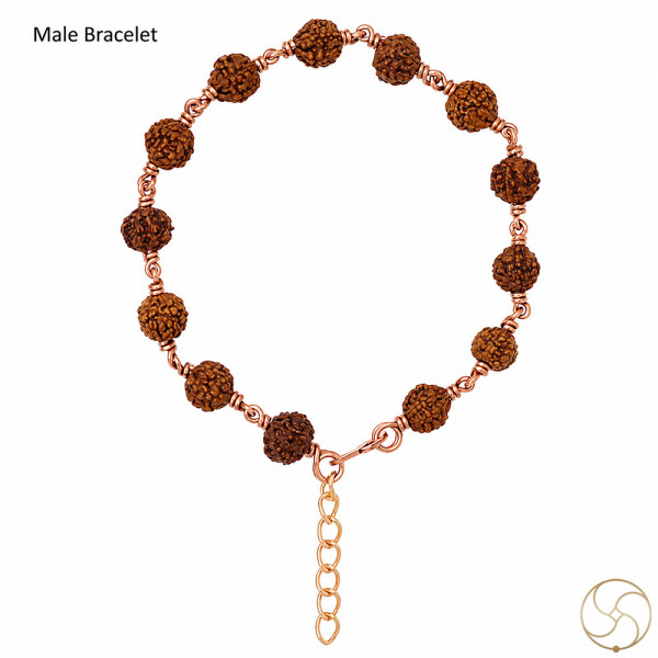Image of Nepaliya Copper Rudraksha Bracelet