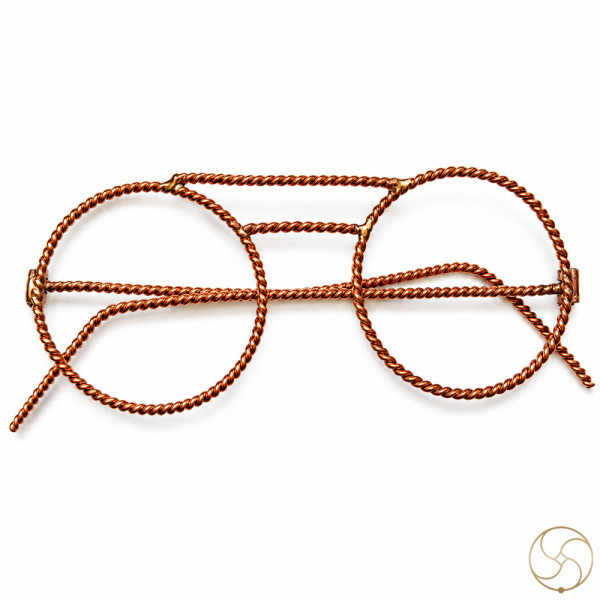 Image of 99.9% Nepaliya Copper Tensor Spectacles Frame