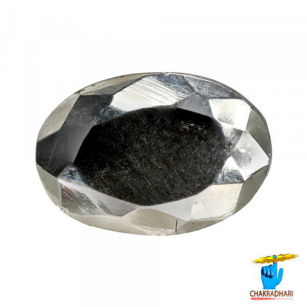 Image of 5.9 Carats Pyrite Gemstone With Ring Or Pendant - माक्षिक रत्न