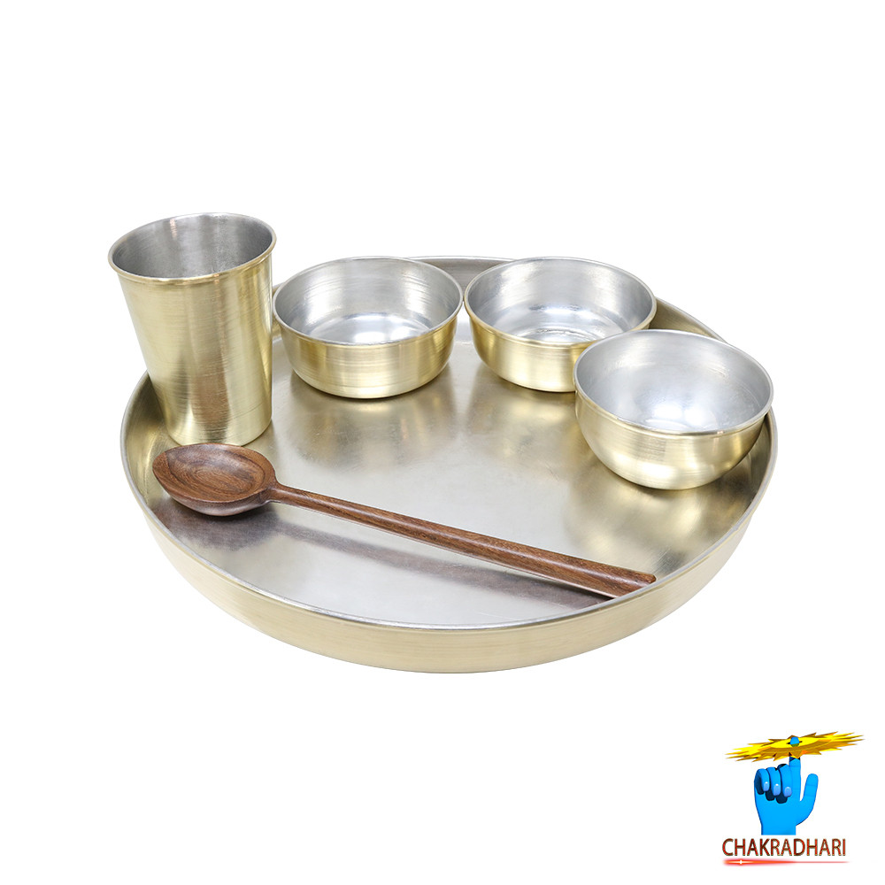 Ritika Brass Thali Set -    