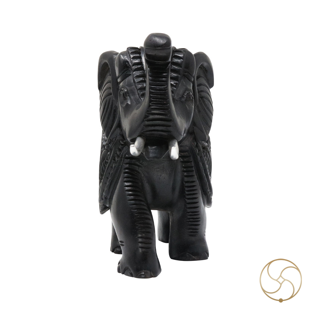 Ebony Divine Up Trunk Elephant -