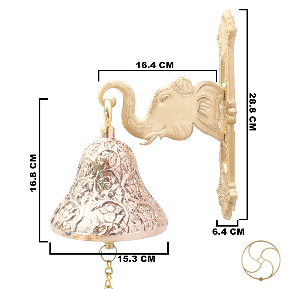 Phool Bronze Hanging Bell As Per Ayurveda -