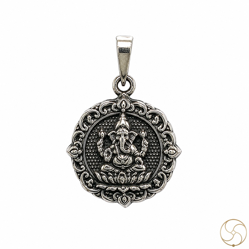 996 Silver Ganesh Ji Idol Pendant