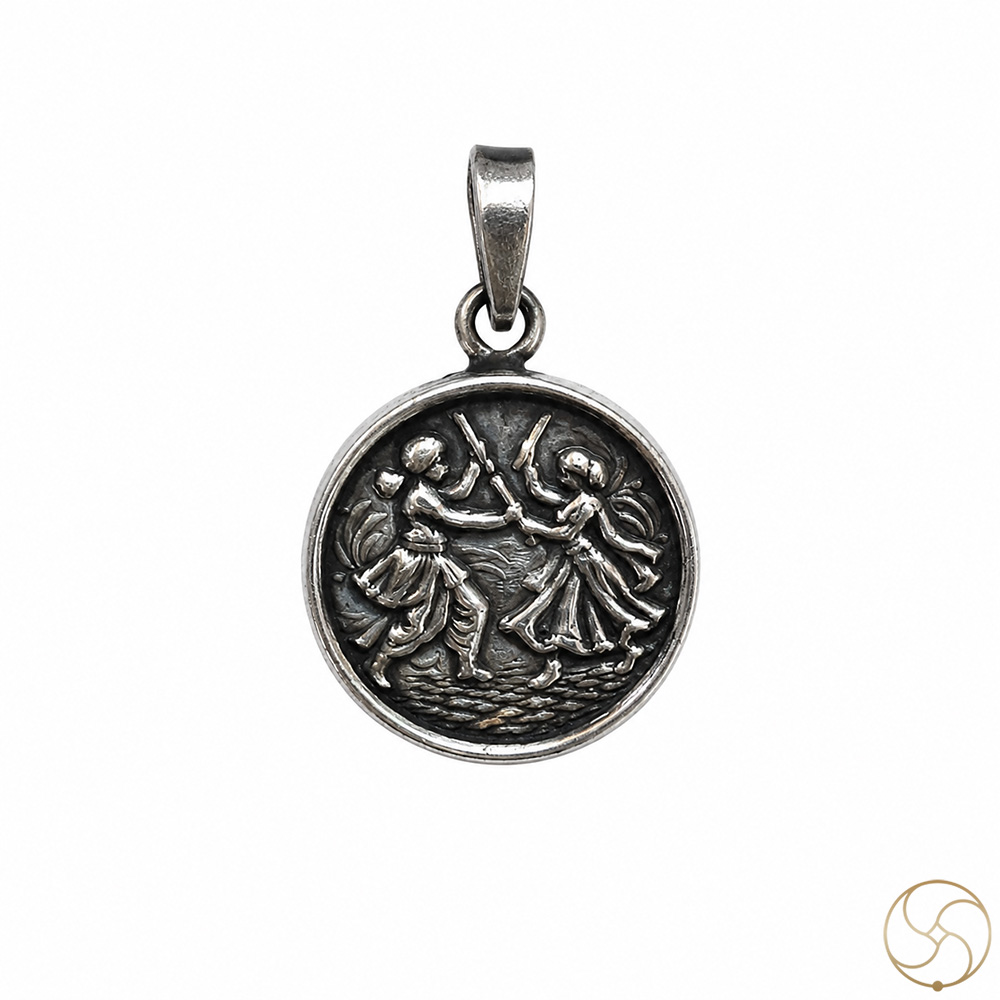 996 Silver Garba Nritay Pendant