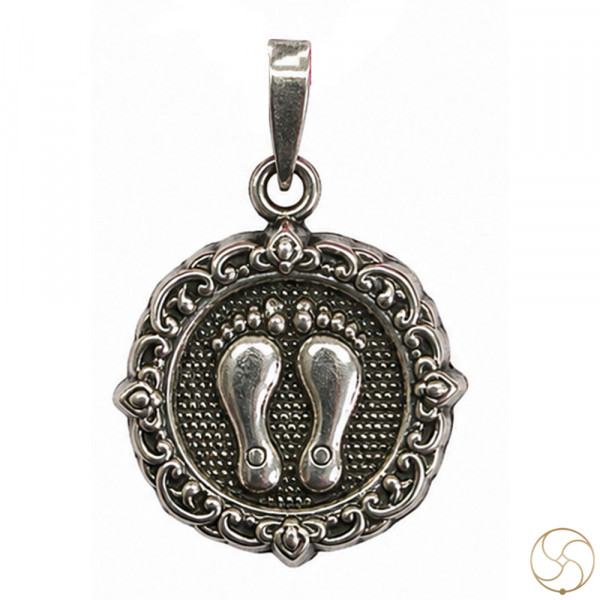 Image of 99.6% Silver Lakshmi Padam Pendant