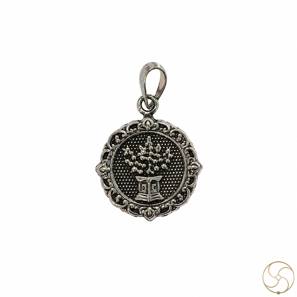 996 Silver Tulsi Pendant