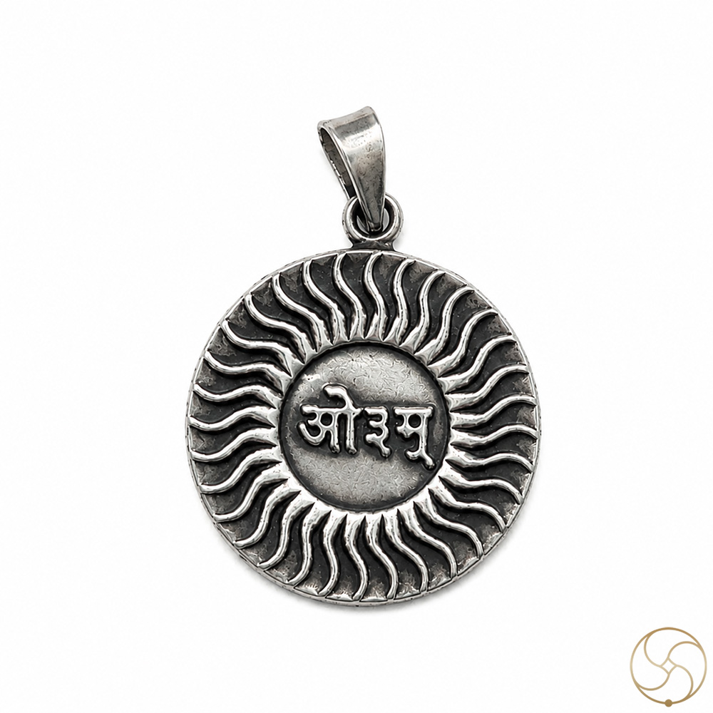 996 Silver Vedic Aum Pendant