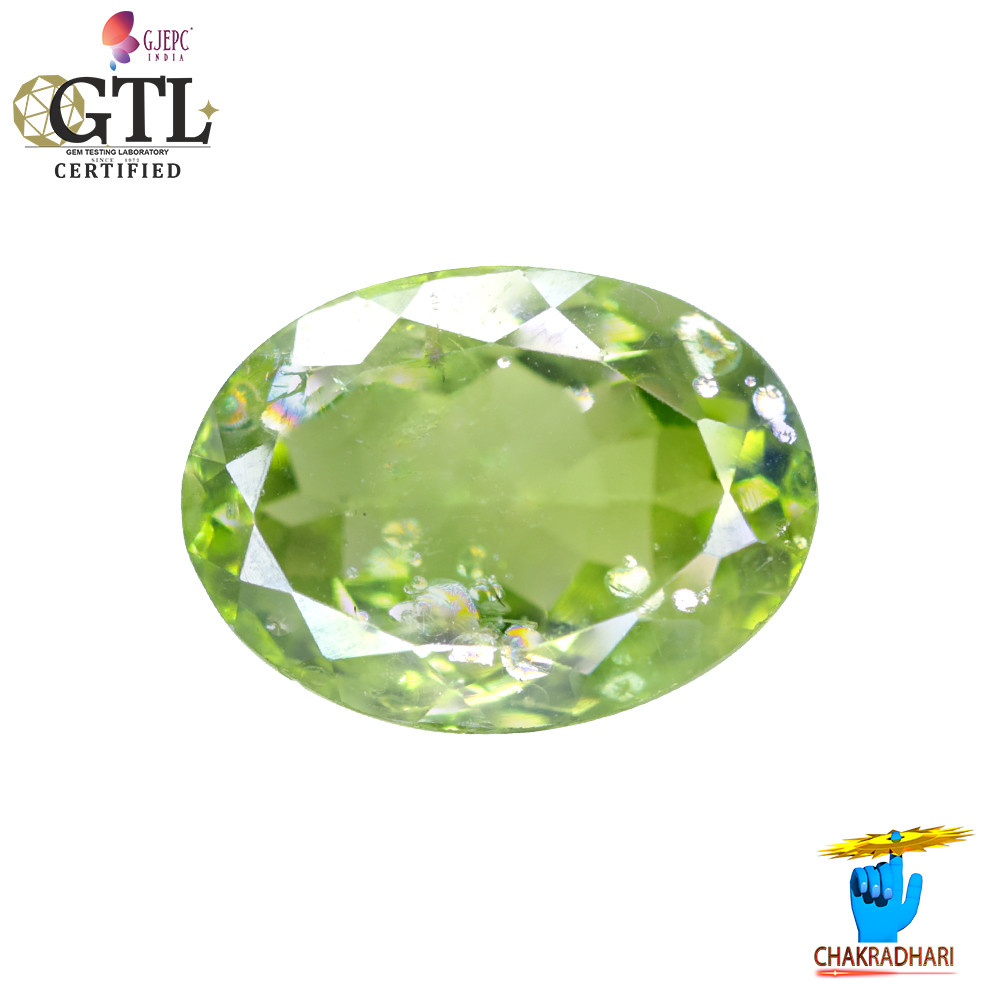 738 Carats Peridot Gemstone With Ring Or Pendant -  