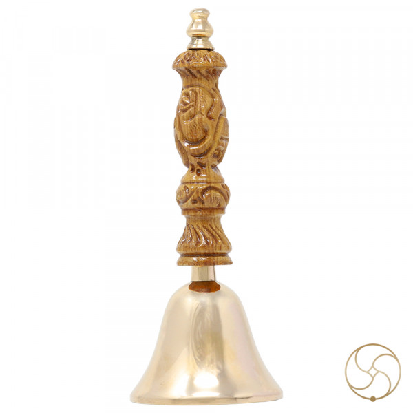 Image of Phool Bronze Bhimkaay Puja Bell - फूल काँसा भीमकाय पूजा घंटी
