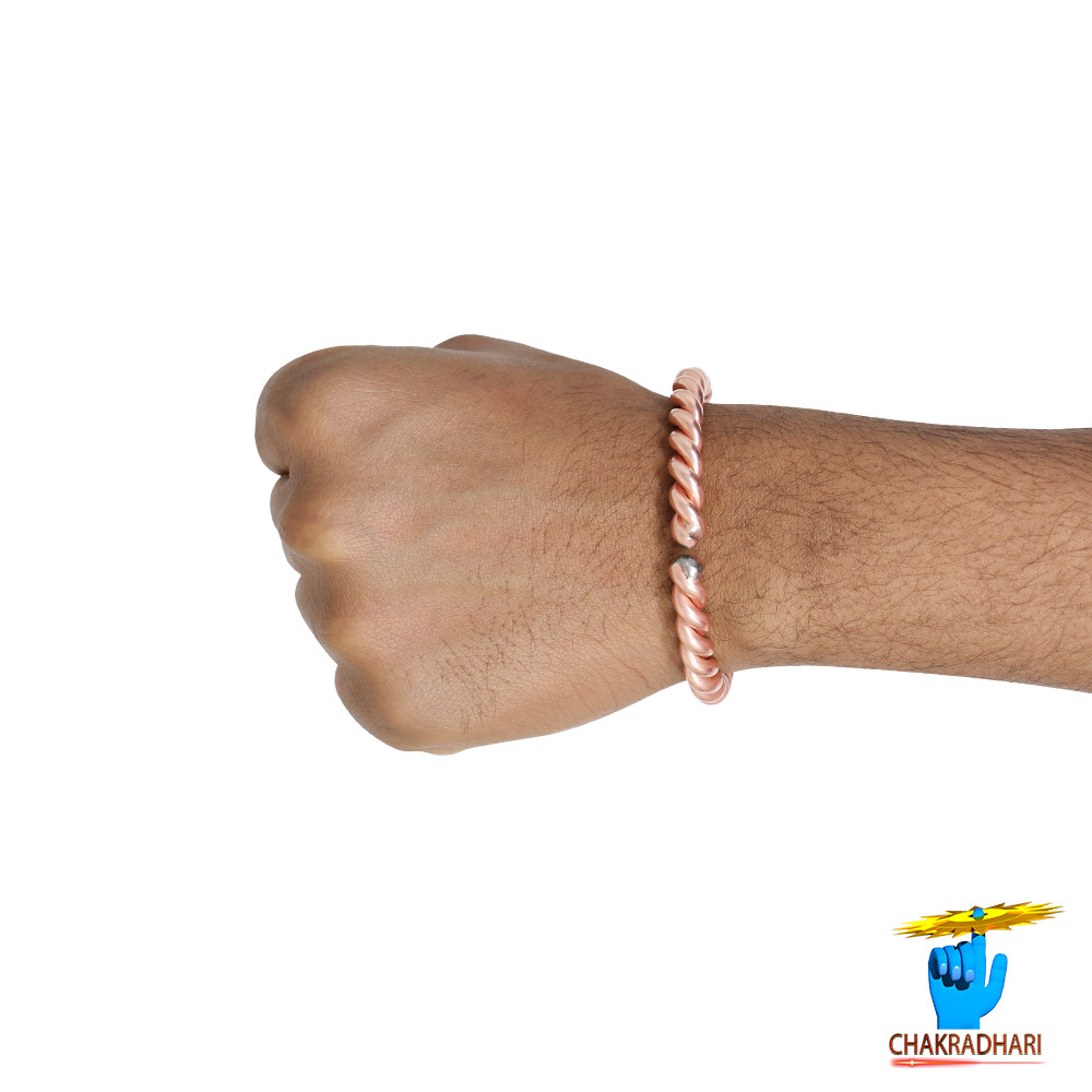 999 Nepaliya Copper Tensor 45 Bangle for Men  Women -    45      