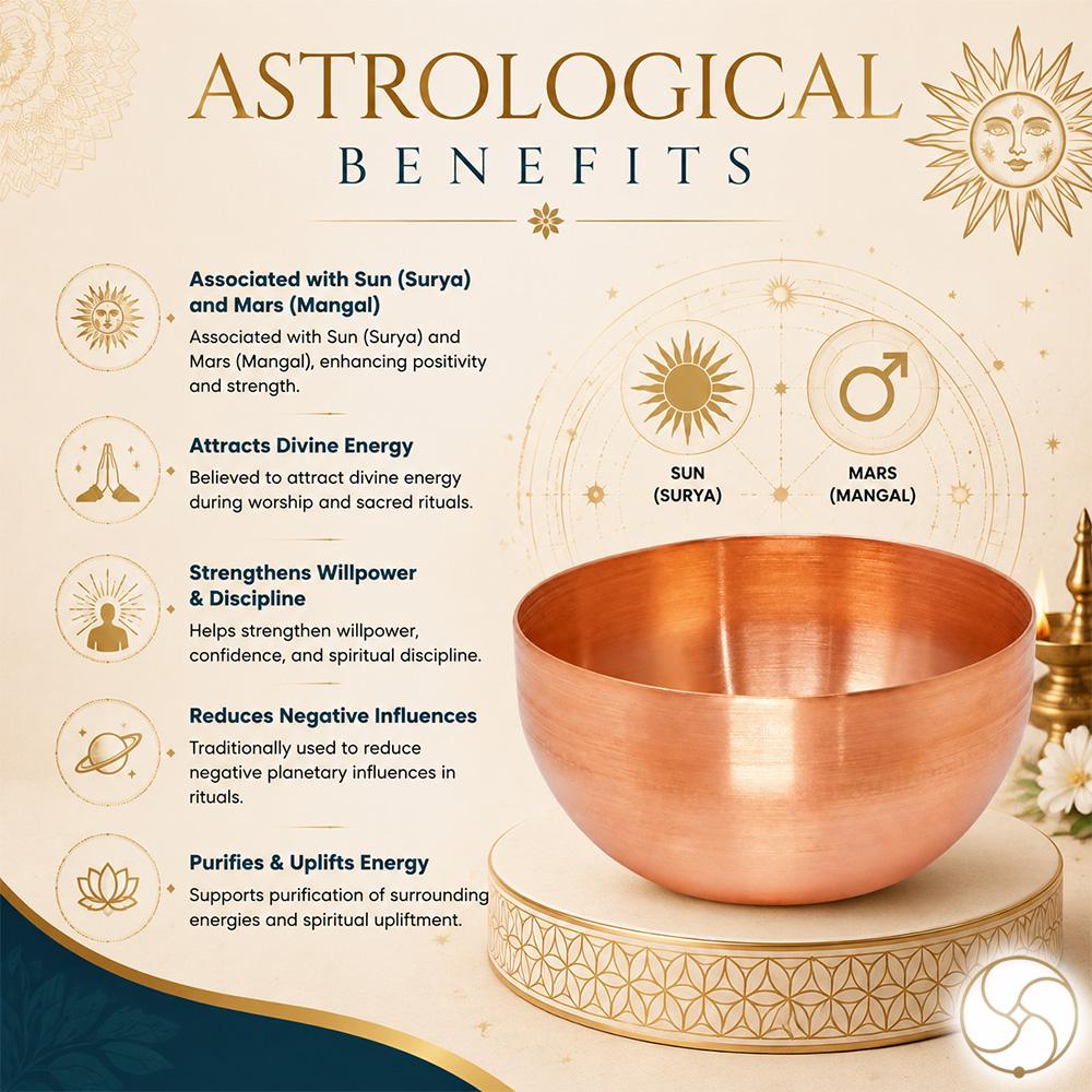 999 Nepaliya Copper Pujan Bowl - 190ml