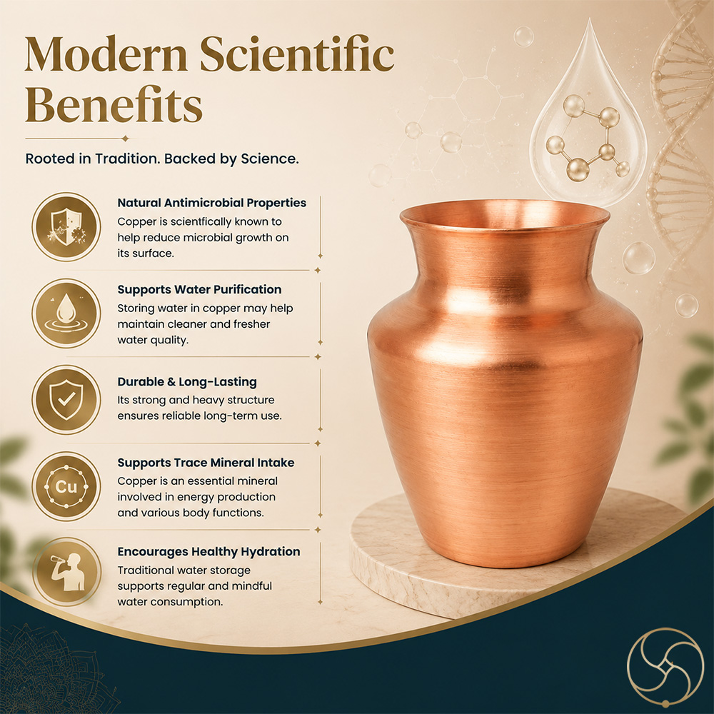 999 Nepaliya Copper Brahm Lota - 1250ml