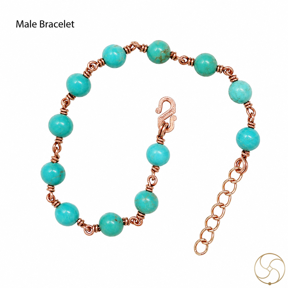 Nepaliya Copper Turquoise Bracelet