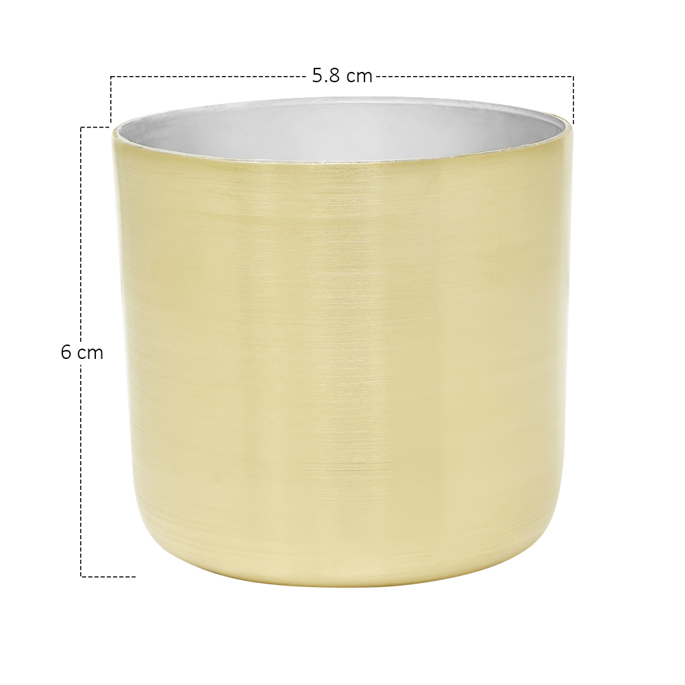 Pure Ritika Brass Spice Storage Box -     