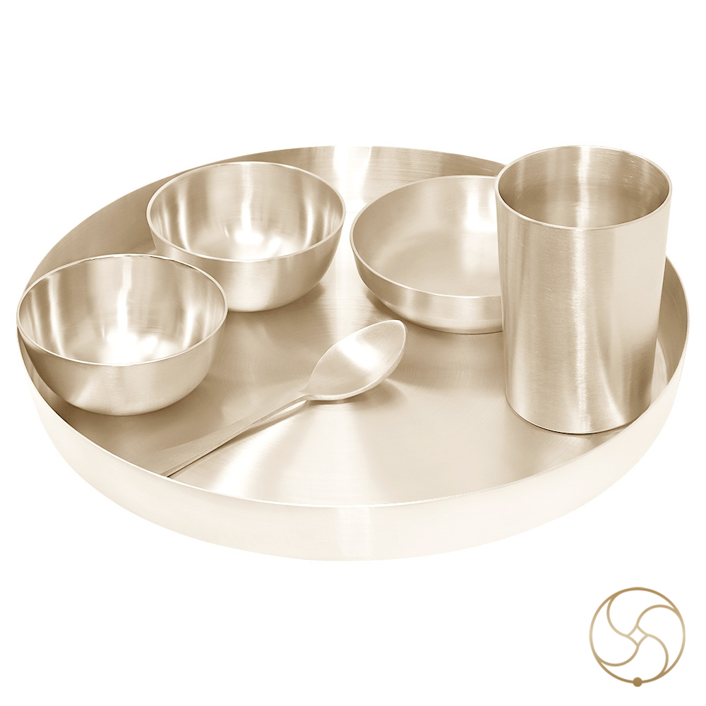 Phool Bronze Matte Utensils Set  -    - 
