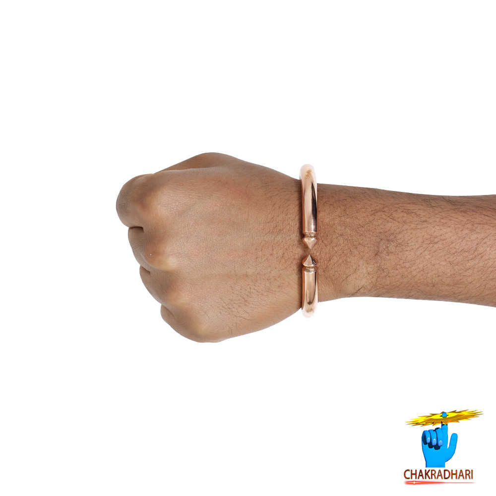 999 Nepaliya Copper Gents Flat Bangle -      65gm