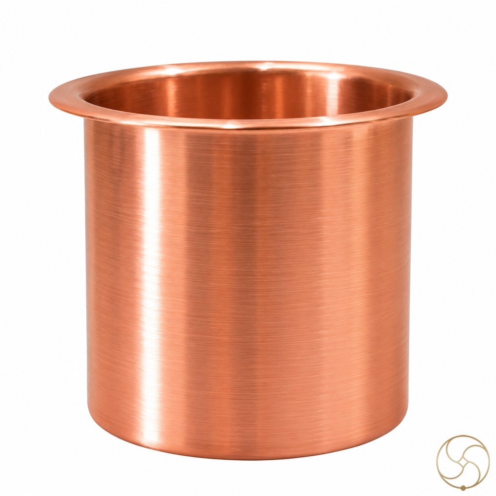 999 Nepaliya Copper Vedic Panchpatra and Aachmani Set