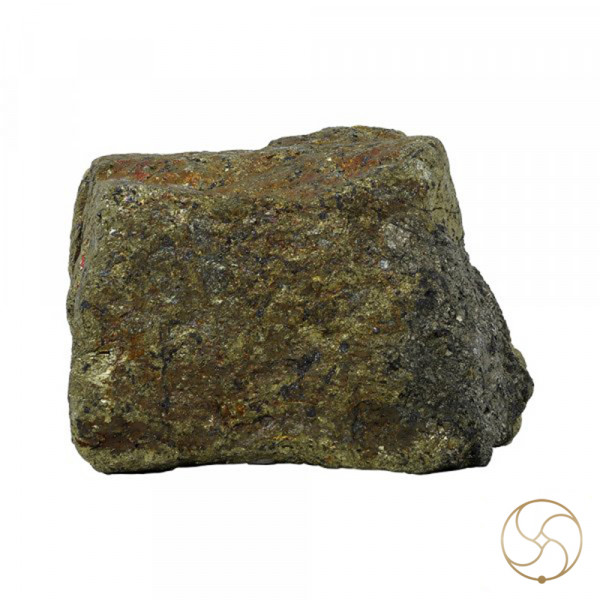 Image of 263gm Ayurvedic Golden Pyrite Rock - आयुर्वेदिक स्वर्ण माक्षिक चट्टान