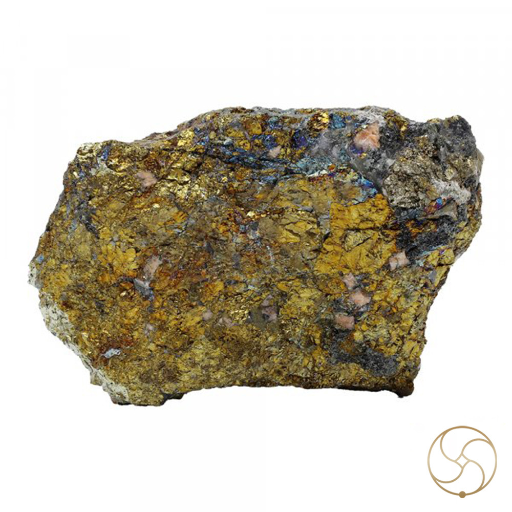 201gm Ayurvedic Golden Pyrite Rock -    