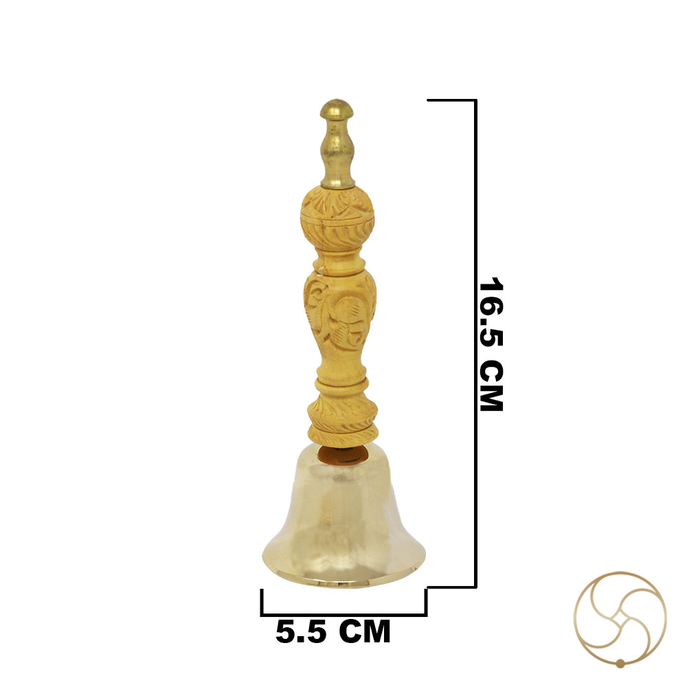 Phool Bronze Big Puja Bell -