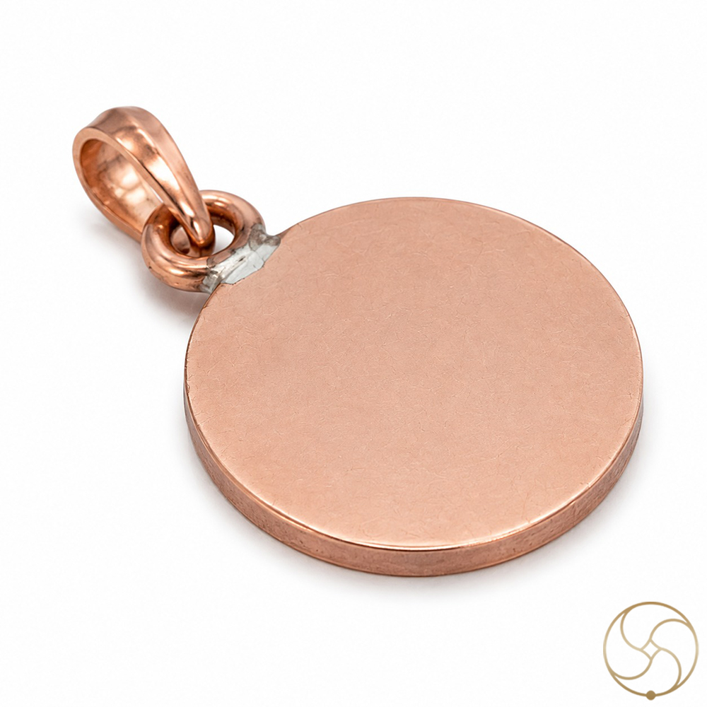 999 Nepaliya Copper Circular Coin Pendant