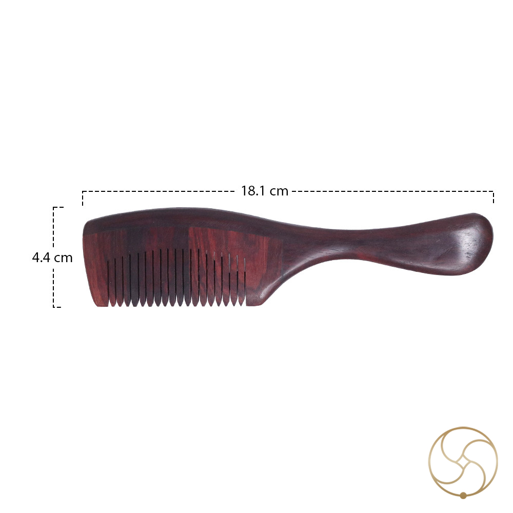 Red Sandalwood Comb with Handle 44 cm by 181 cm